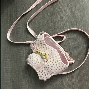 Pink and Gold Cat Harness & Leash Combo